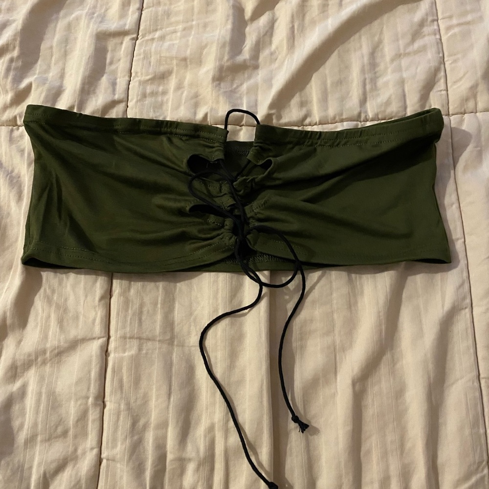 Green tube top